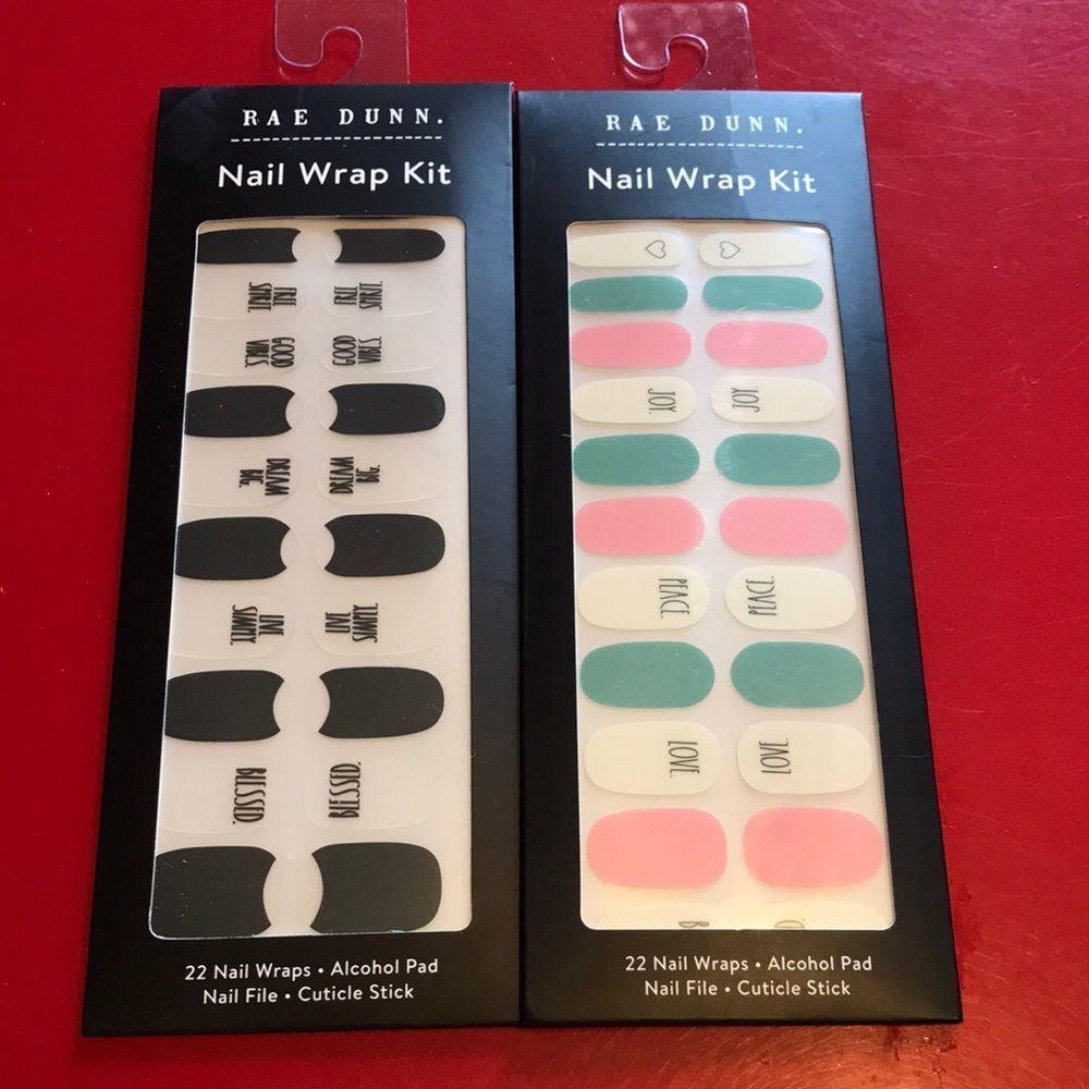 NIP Rae Dunn nail wrap kit